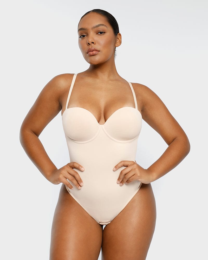 Women's One Piece Shapewear With Bra There Are Underwire