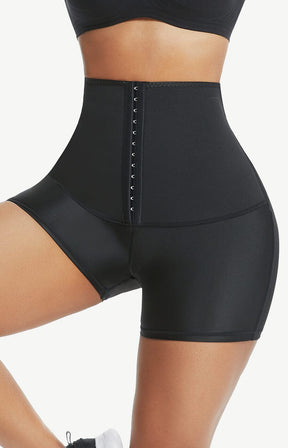 Neoprene Shorts with Hook and Eye Closure