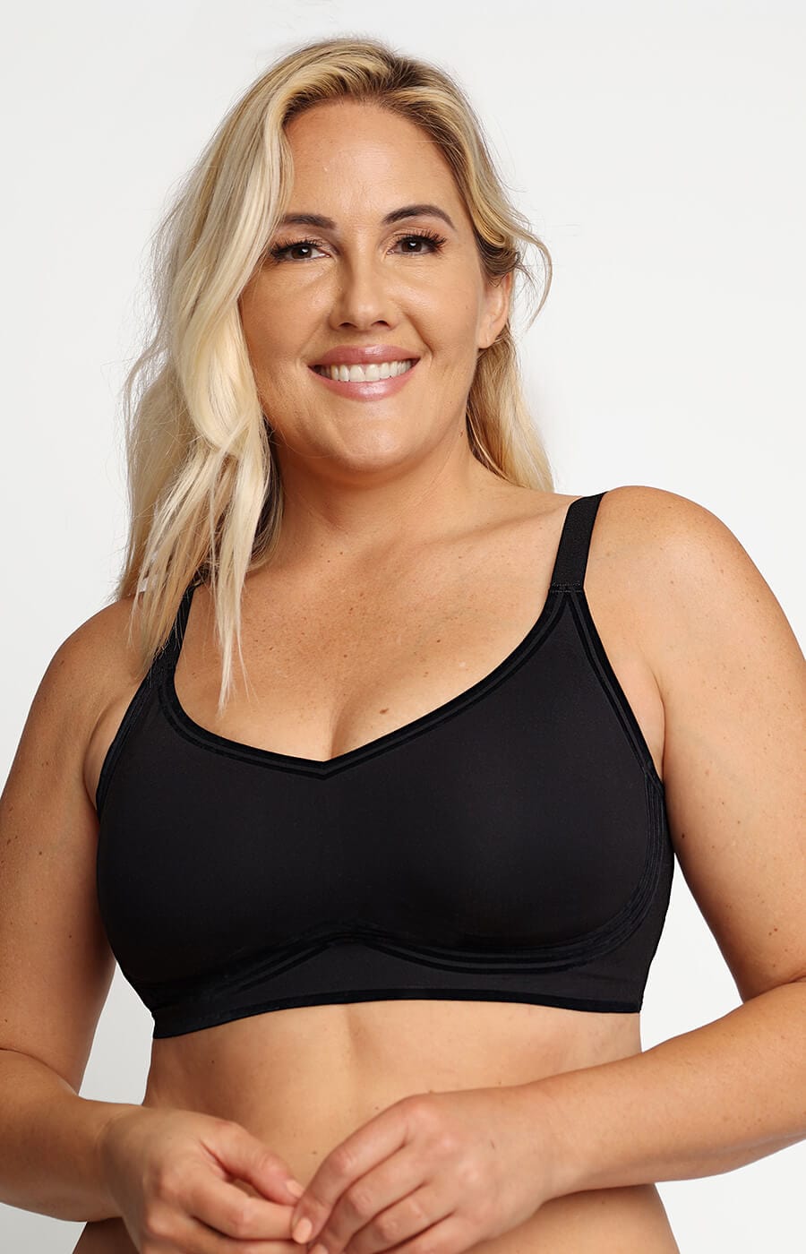 Push-up Ultra-thin Sports Bra For Plus Size Women. Full Cup