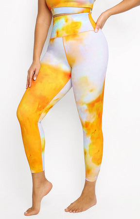 Miami Sunset High-Rise Full Length Leggings