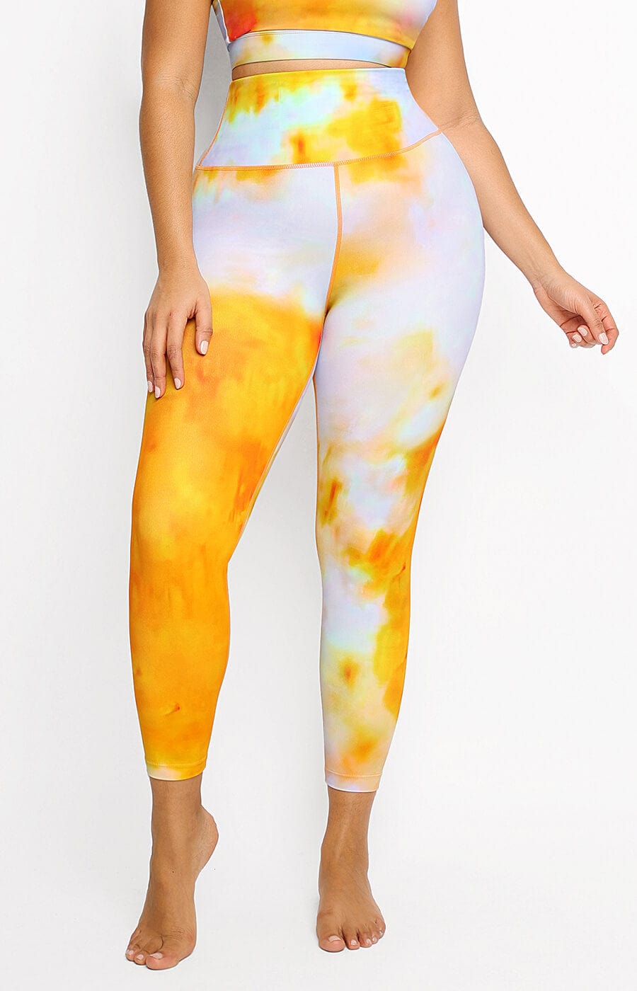 Miami Sunset High-Rise Full Length Leggings