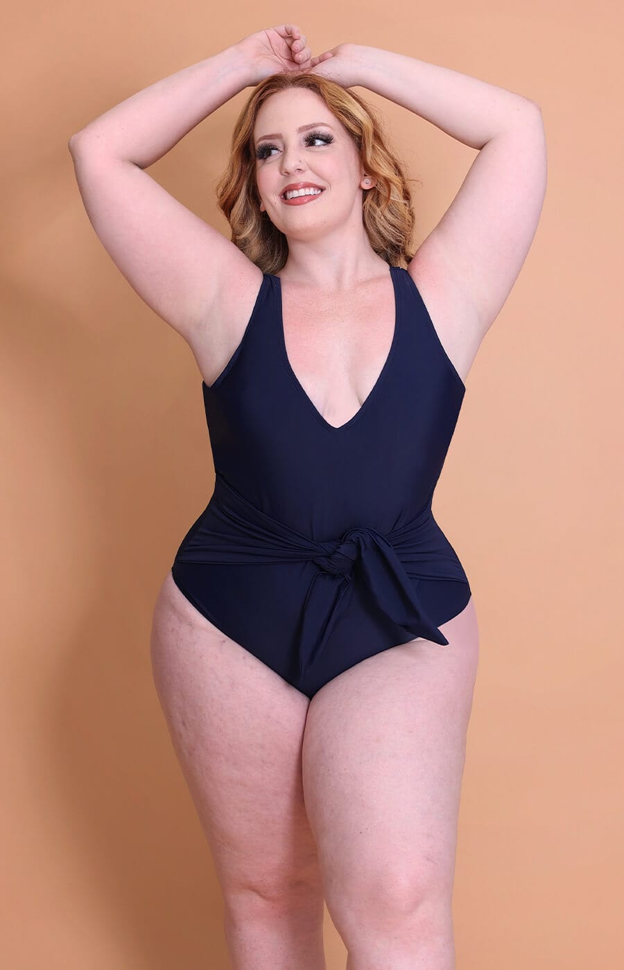 Womens Compression Shapewear Front Wrap One Piece Tummy Control Full  Coverage Bikini Swimsuit - Black - 8