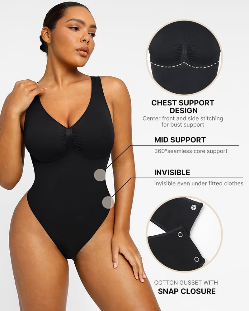 2.0 High Neck Thong Bodysuit