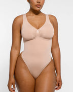 2.0 V-Neck Thong Bodysuit