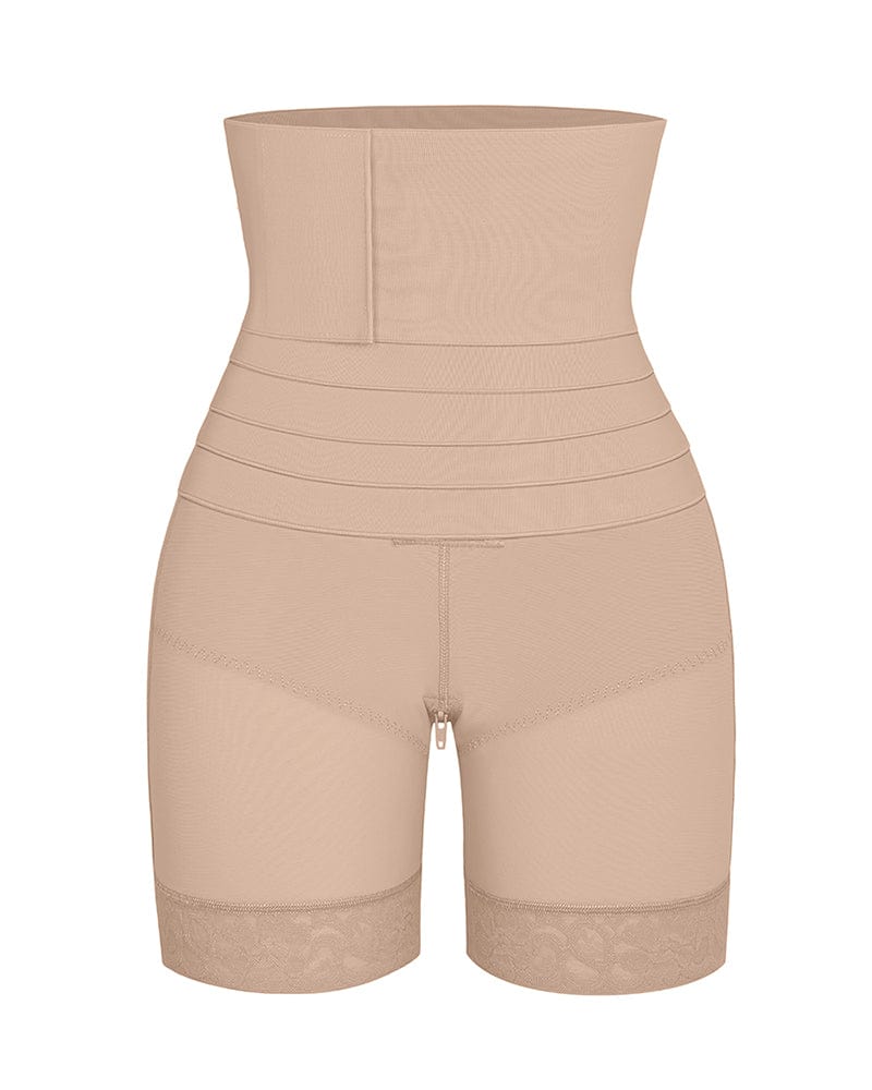 Tummy and Hip Lift Pants, High Waisted Body Shaper Shorts