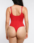 AirSlim®  Chic Scoop Neck Thong Bodysuit