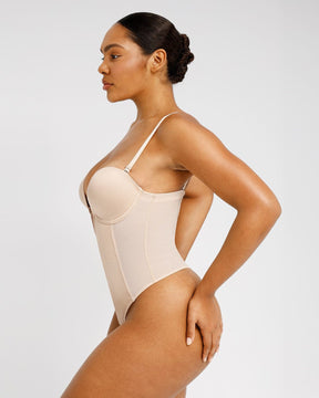 Popilush Shapewear Body Suits Sleeveless V Neck Thong Body Shaper Women  Clothing Brown - Yahoo Shopping