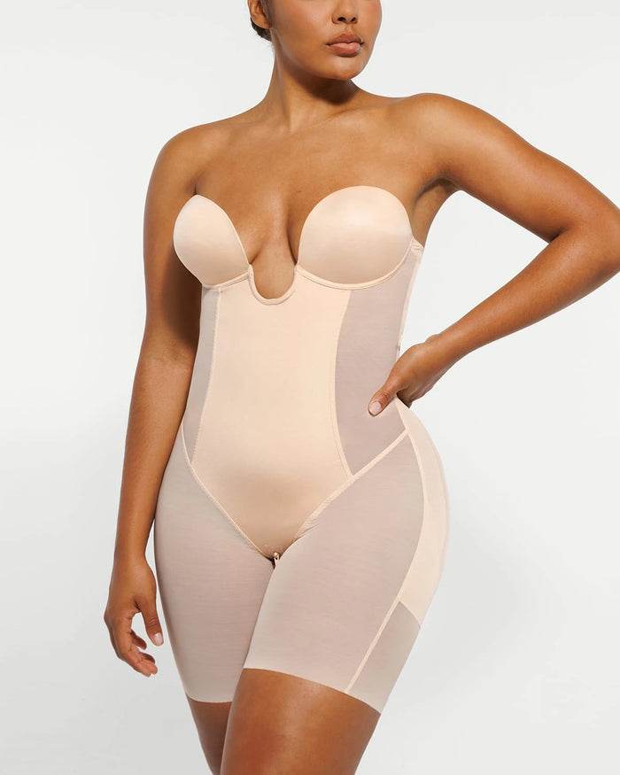 AirSlim® Deep Plunge Butt-Lifting Bodysuit