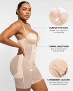 AirSlim® Deep Plunge Butt-Lifting Shaping Bodysuit