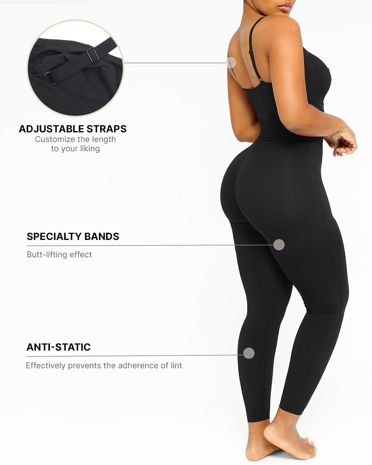 ❤️Paid Partnership 😍 So in love with this AirSlim® ElasticFuse Waistband  Shaping Jumpsuit @shapellxofficial 💕Black 💕S-3X