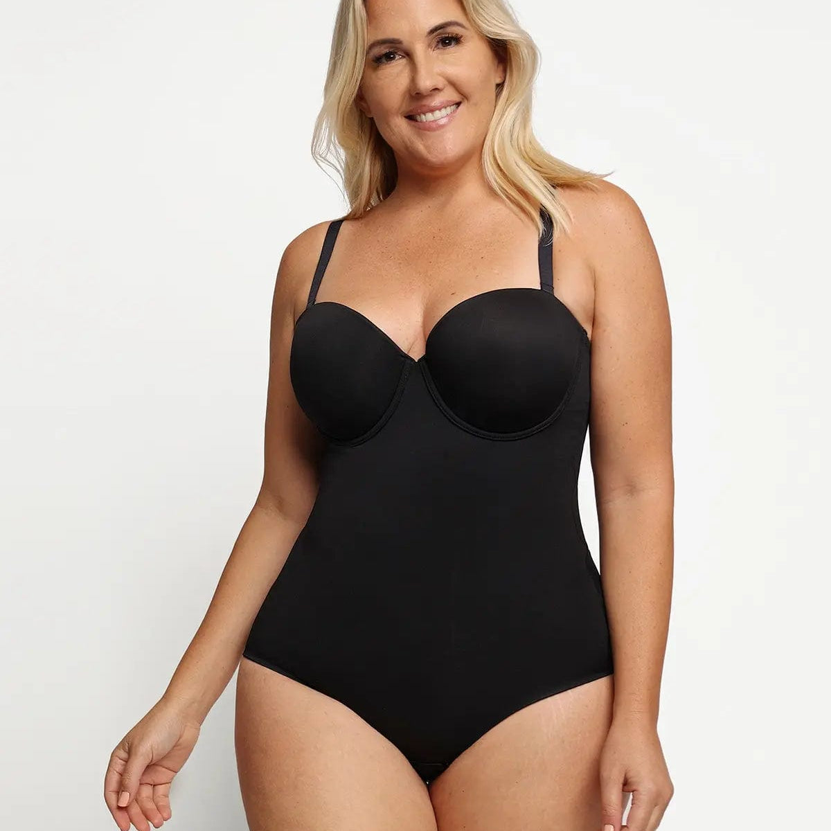NZSALE  Miraclesuit Shapewear Comfy Curves Wireless Padded Cup Shaping  Bodysuit - Black
