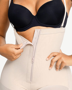 Herrnalise Firm Tummy Compression Bodysuit Shaper with Butt Lifter Women  Postpartum Slimming Pants Closed Small Stomach Thin Legs Magical Shapewear