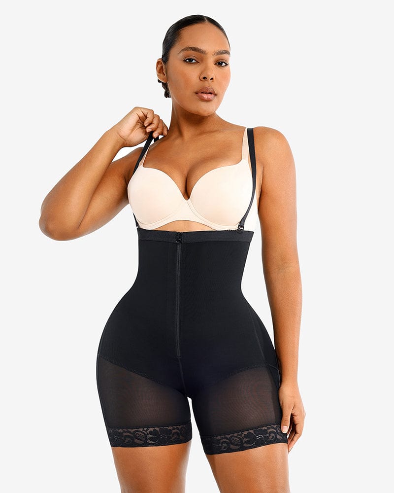 Seamless High Waist Shapewear with Thigh Compression – Shaped by