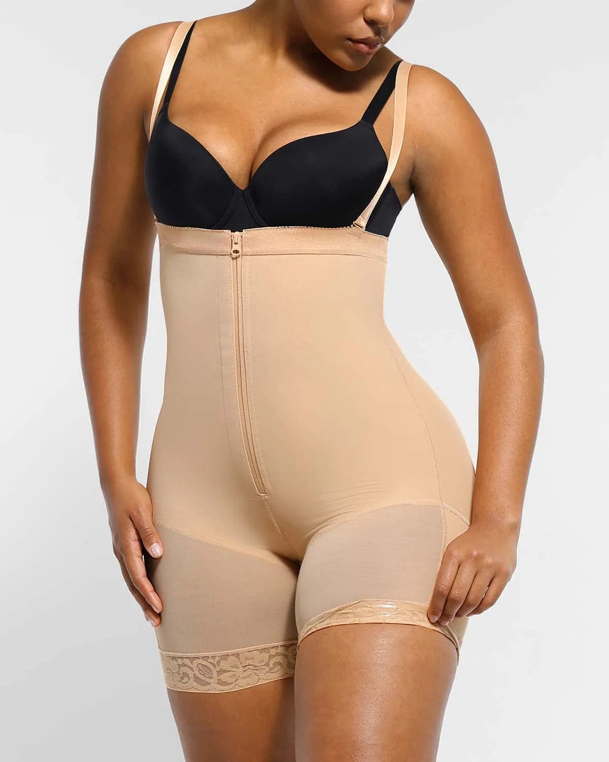 AirSlim® Firm Tummy Compression Bodysuit Shaper With Butt Lifter