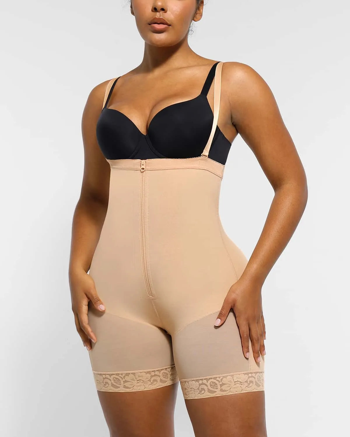 AirSlim® Firm Tummy Compression Bodysuit Shaper With Butt Lifter