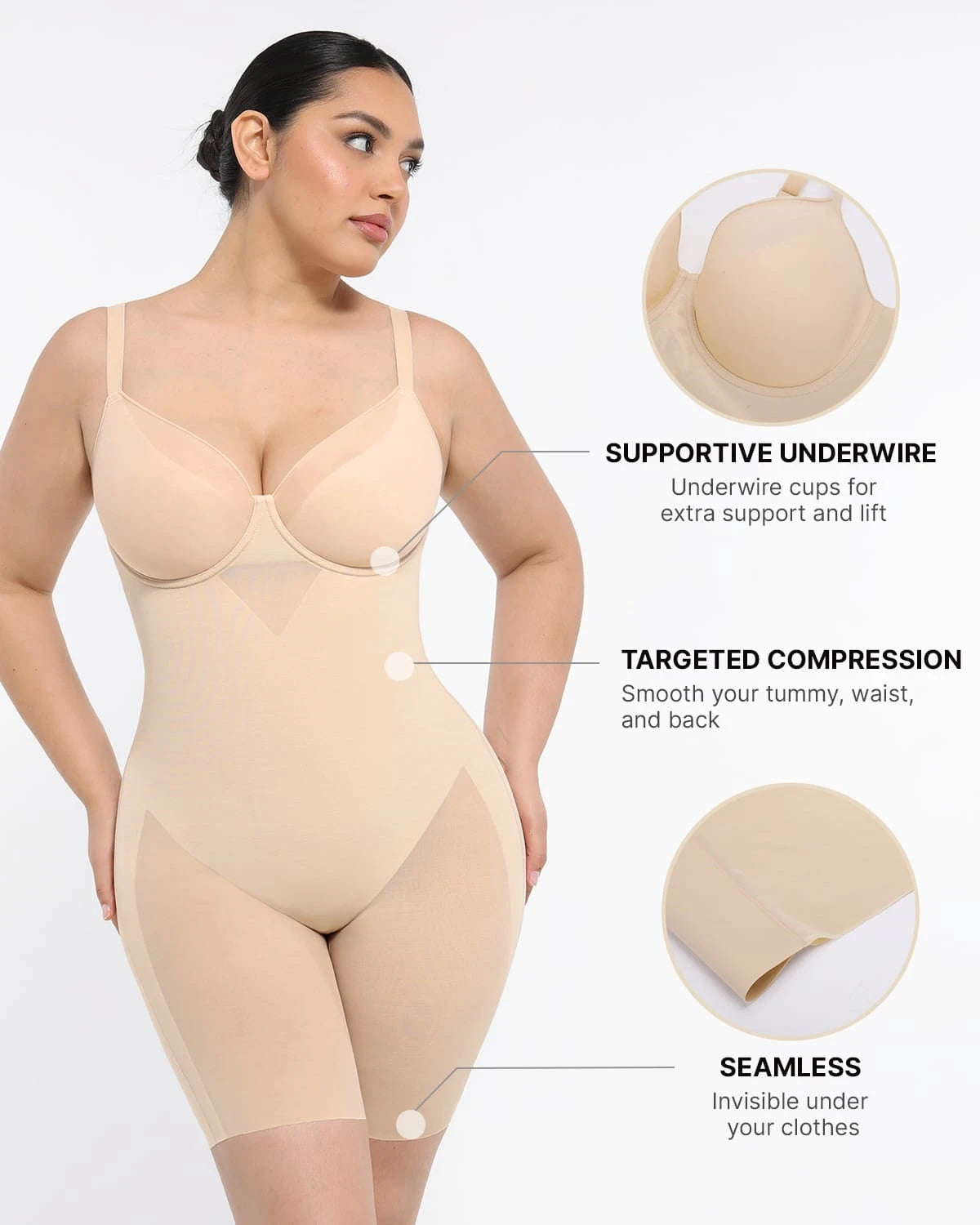 AirSlim® Full Coverage Seamless Shaping Bodysuit