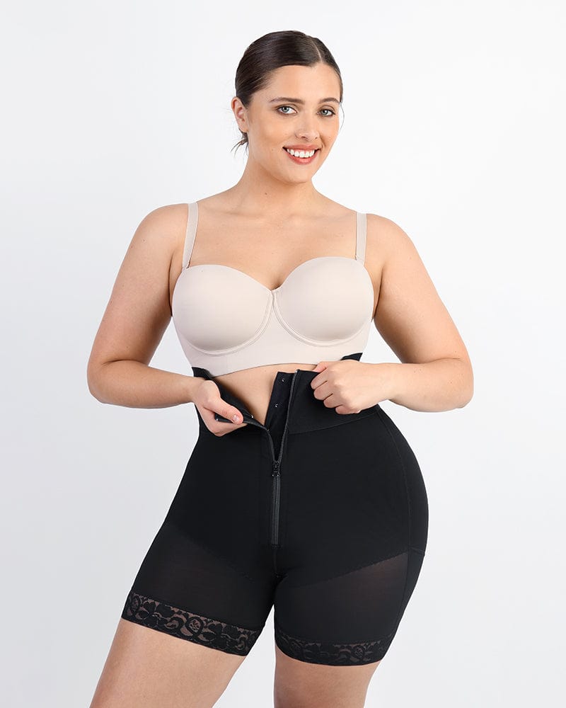 Farmacell Bodyshaper 605RS (Black, XS) Light and Breathable Unisex Firm  Control Body Shaping mesh Girdle - 3 splints Anti Rolling Down :  : Fashion