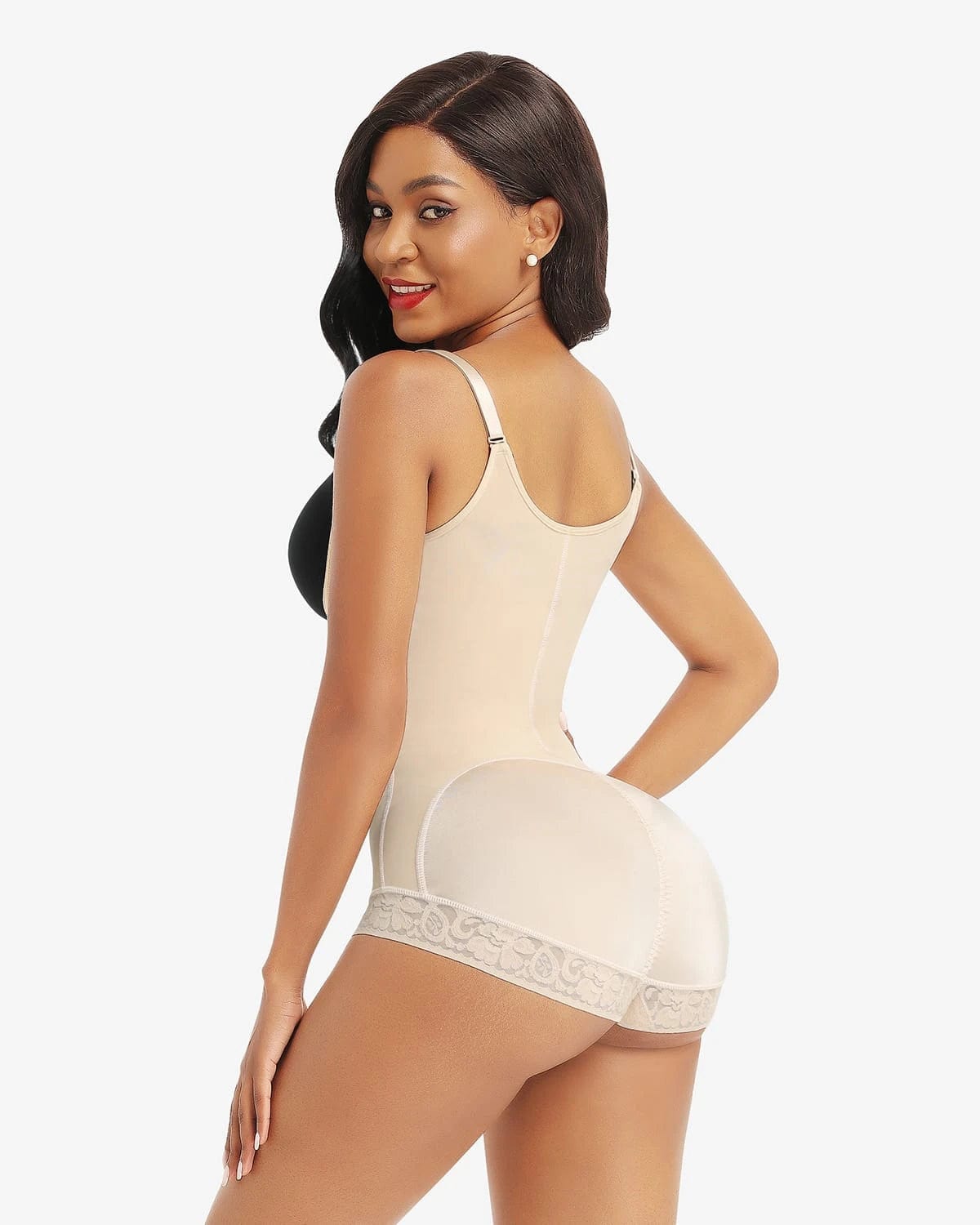 Lace Hem Underbust Seamless Butt Lifter Body Shaper with Side Zipper -  China Body Shaper and Body Corset price