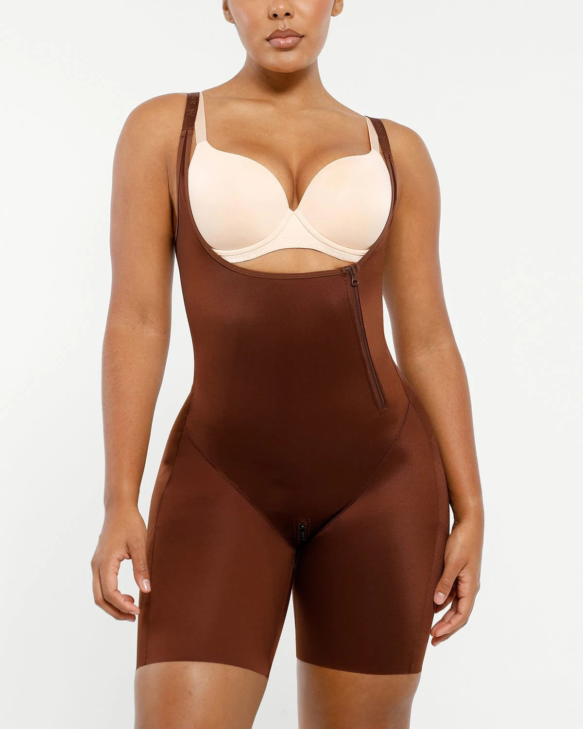 AirSlim® Open Bust Butt-Lifting Full Bodysuit