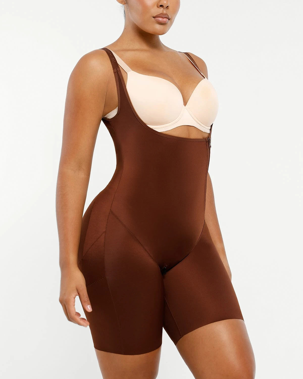 AirSlim® Open Bust Butt-Lifting Full Bodysuit