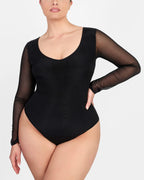 AirSlim® See-Through Mesh Smoothing Bodysuit