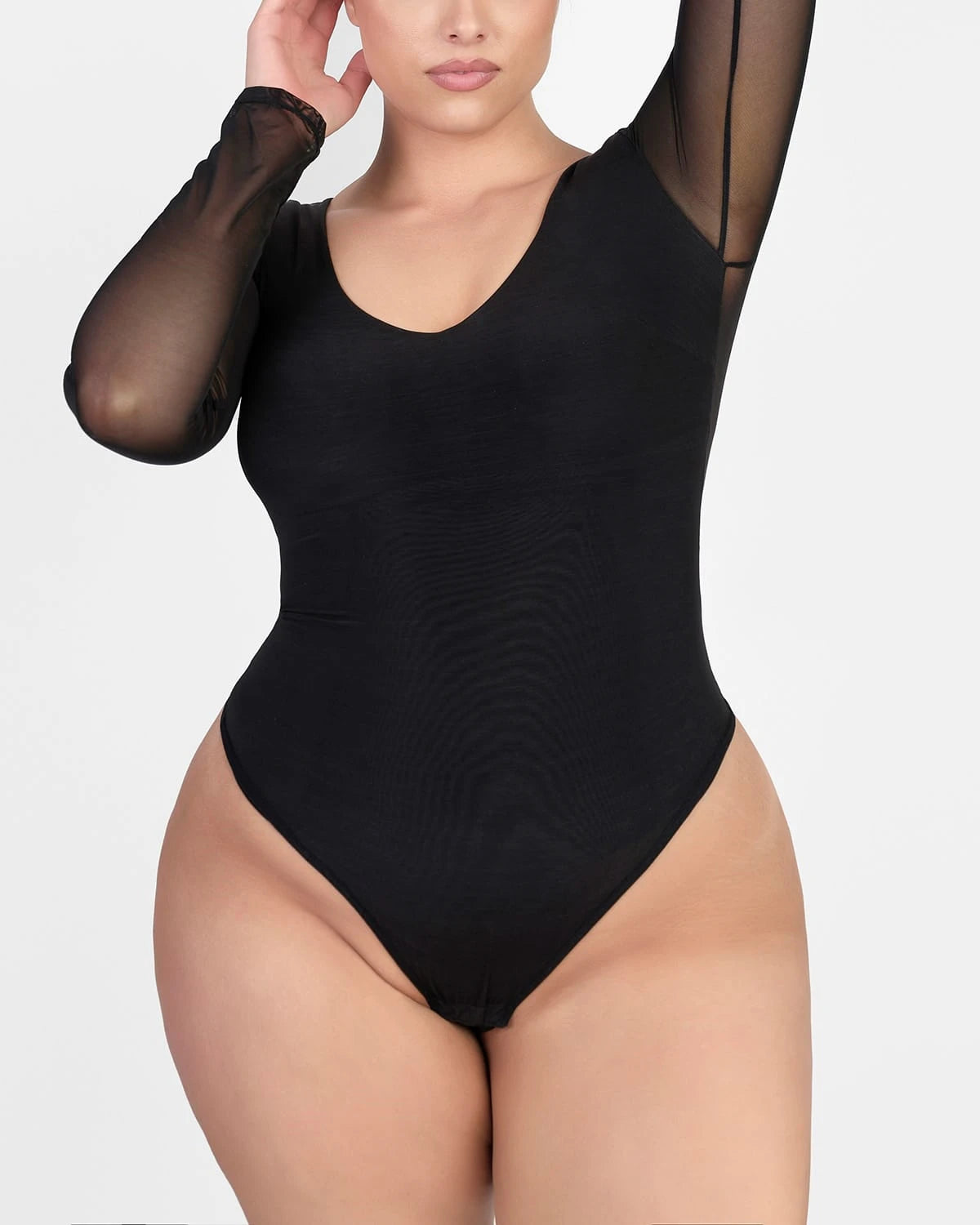 AirSlim® See-Through Mesh Smoothing Bodysuit