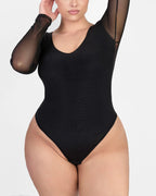 AirSlim® See-Through Mesh Smoothing Bodysuit