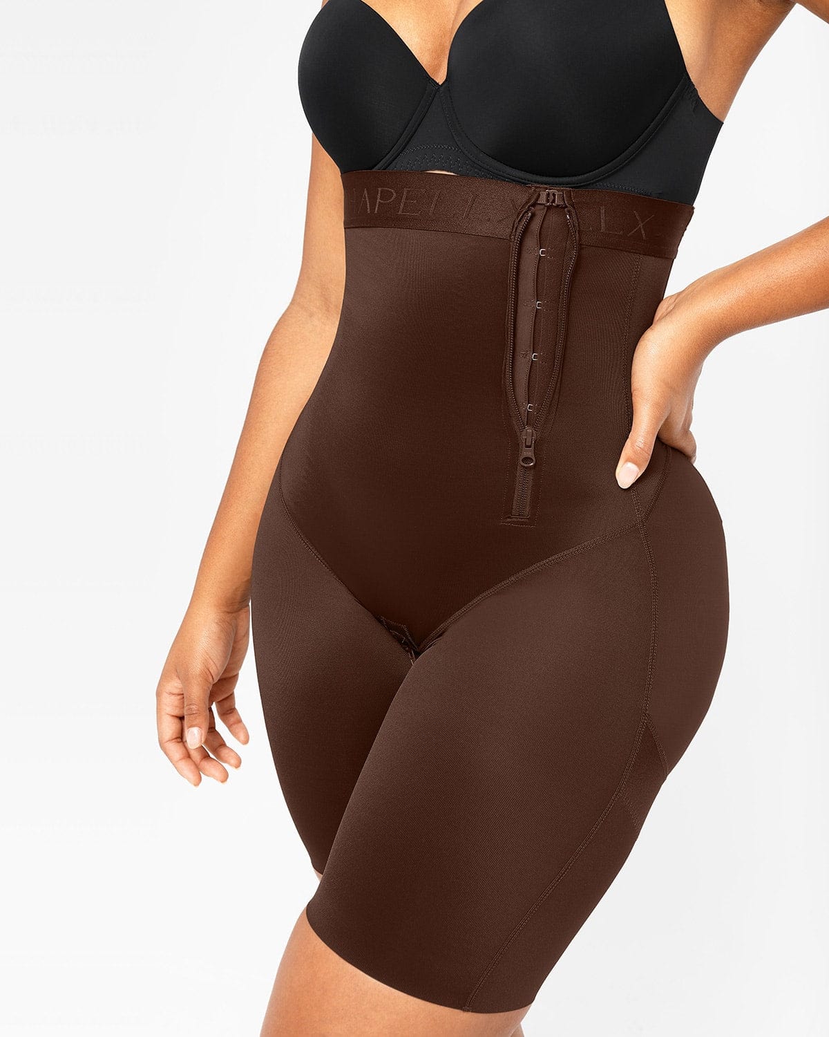 AirSlim® 2-In-1 High-Waisted Booty Lift Shaper Shorts in Beige & Black 5XL  fit Myasia well!! Link in bio:  #Shapellx, By  ShapellxOfficial
