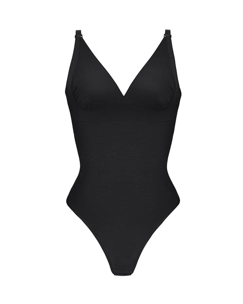 AirSlim® Backless Thong Bodysuit | Shaping Low Back Thong Bodysuit