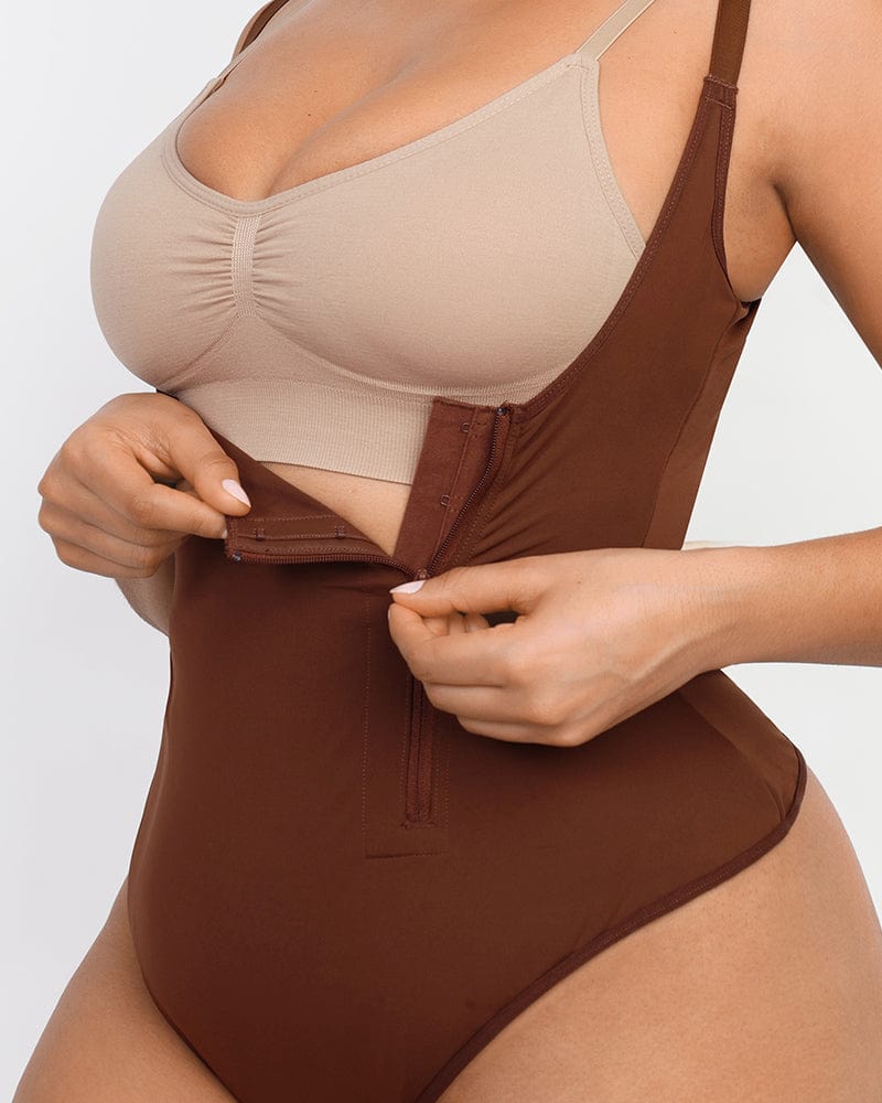 Slimming Underwear Bodysuit  Women's Zip Slimming Corset