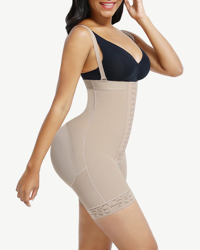 High Rise Tummy Control Butt Lifter (removable straps) - https