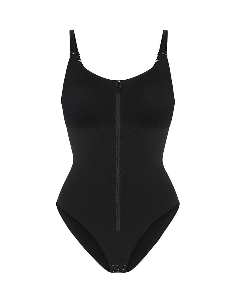 EHTMSAK Sexy Lingerie for Women Thong Bodydoll Leather Tummy Control  Bodysuit Black XL