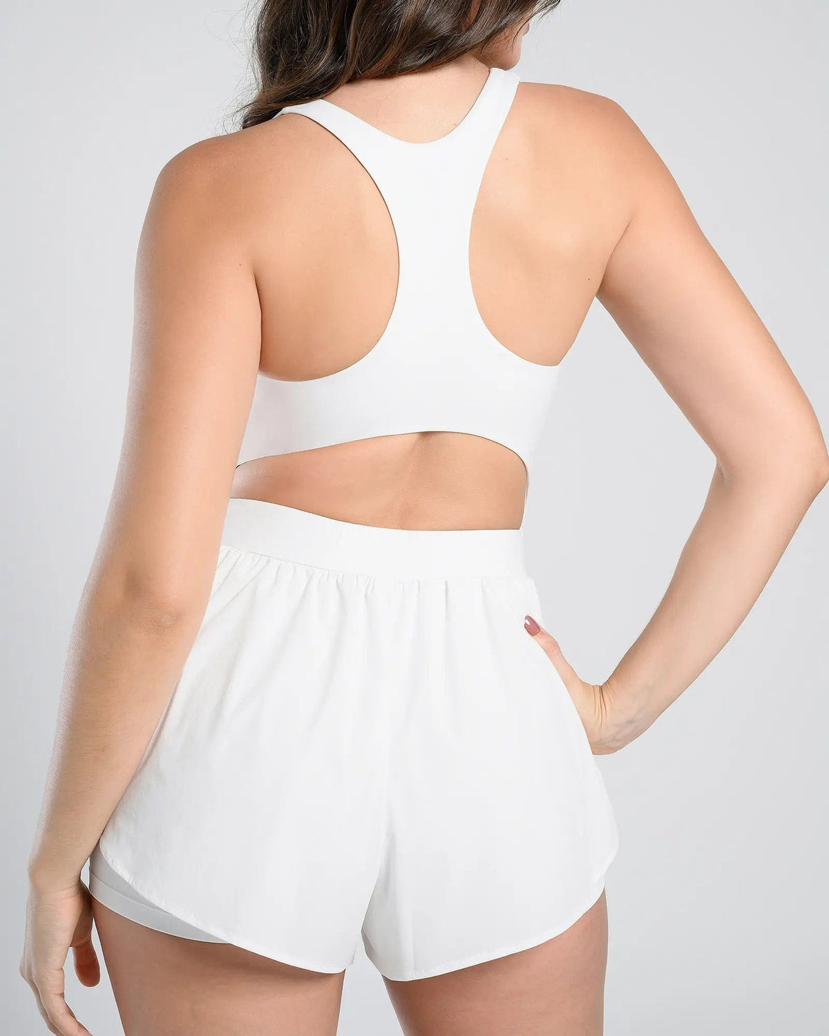 BlissMotion Airy Backless 2-in-1 Athleisure Romper