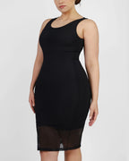 Circle Mesh Bodycon Shaping Dress