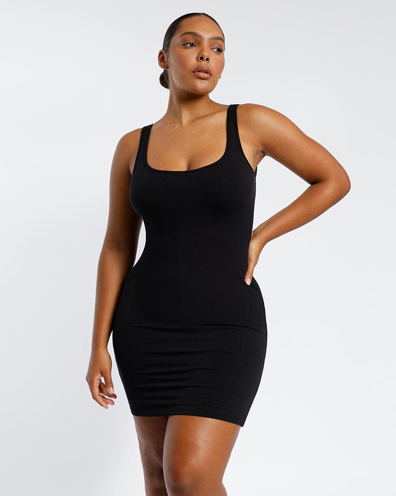 Express Bodycon High Compression High Neck Strappy Back Bodysuit