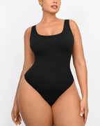 Eco-Chic Backless Thong Bodysuit