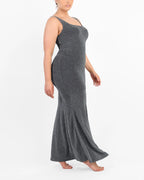 Gleaming Sleeveless Mermaid Shaping Dress