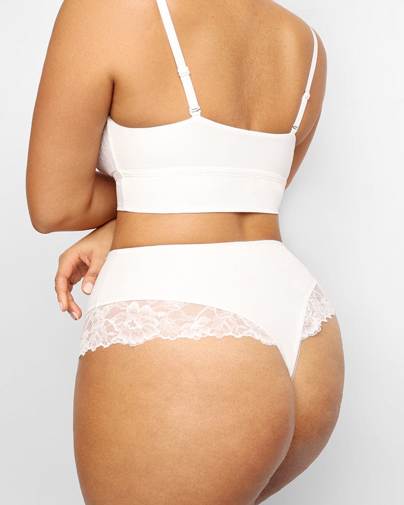Wholesale Body Shaping Butt Lift Panty with Lace Trim