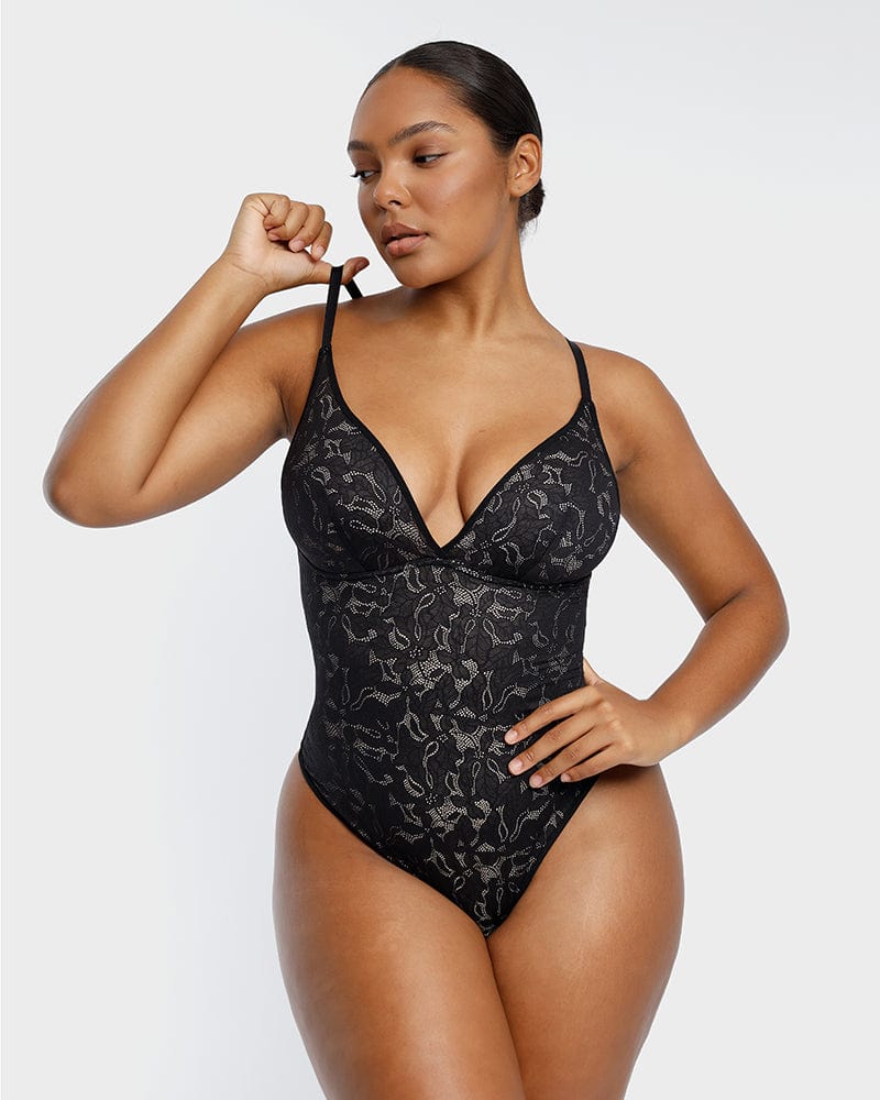 Shapellx New In with REVIEWS🔥 LacyDaisy Mesh Lace Lingerie Bodysuit 