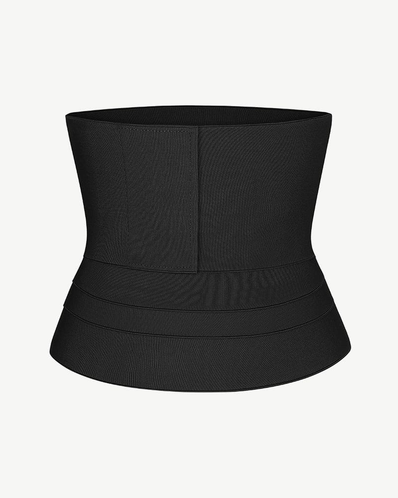 Invisible Wrap Waist Trainer Tape New Waist Trainer Women's Sports Girdle  Tummy Wrap Elastic Belly Belt Claret-5M-black-Quantity 