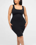 Plus Curve Midi Shaping Dress