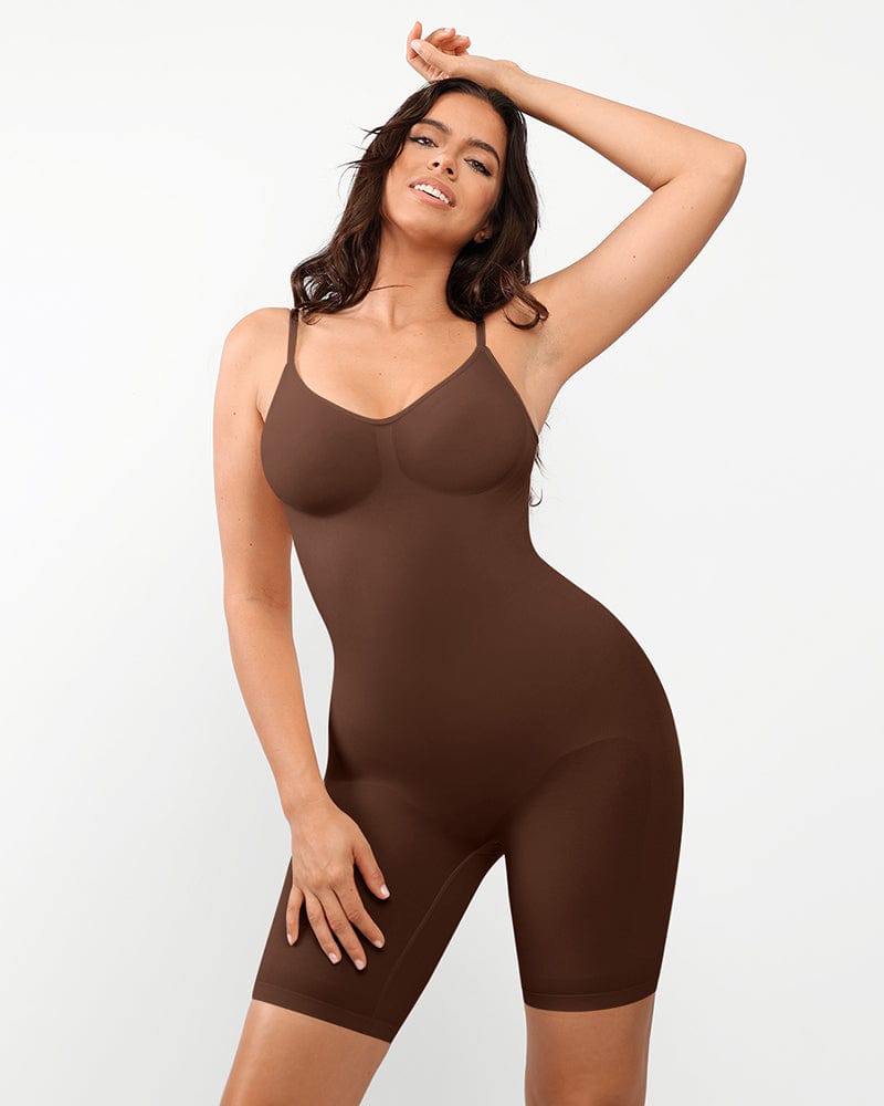 ALSLIAO Womens Bodysuit Tummy Control Shapewear Seamless Butt Lifting Body  Shaper Black XL
