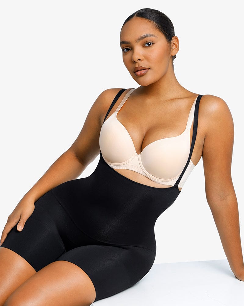Shappelx PowerConceal Body Shaper try-on. Snug & snatched - best