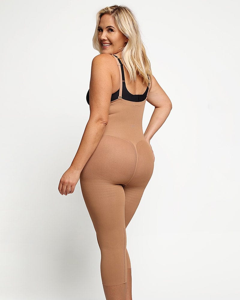 SPANX Plus Size Power Conceal-Her High-Waisted Mid-Thigh Short Very Black  2X at  Women's Clothing store