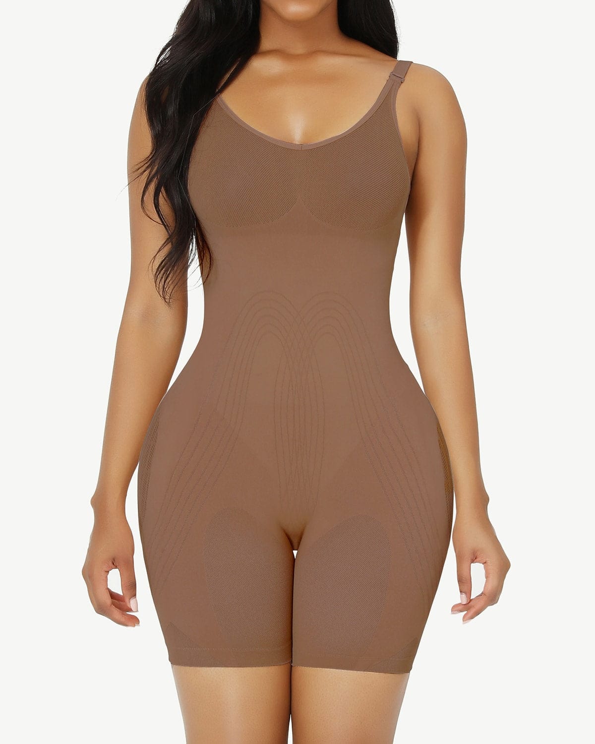 Express Bodycon High Compression High Neck Strappy Back Bodysuit