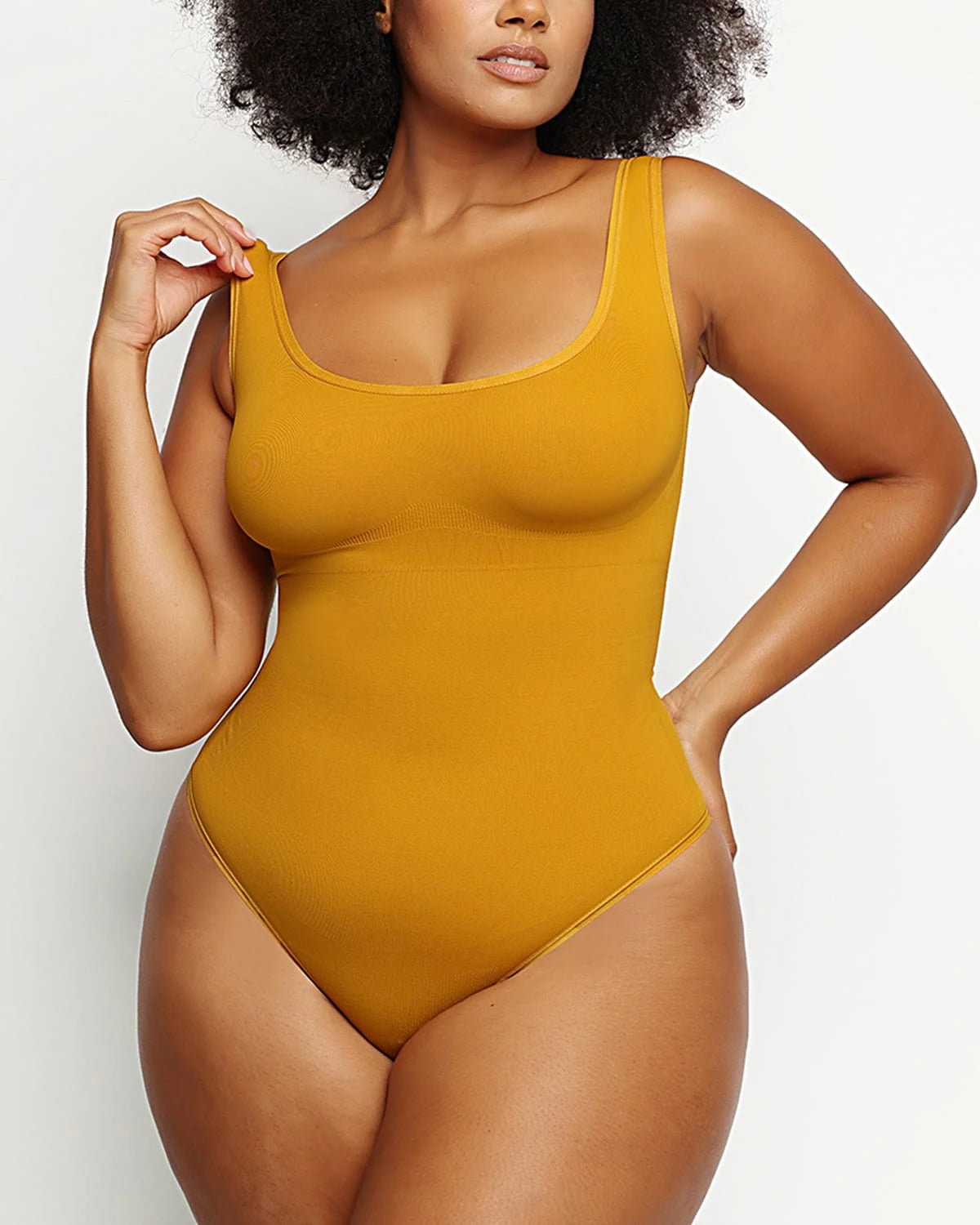 PowerConceal™ Scoop Tank Thong Bodysuit