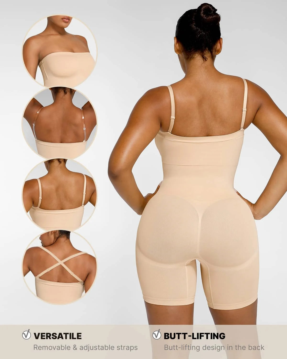 PowerConceal™ Seamless Sculpt Strapless Bodysuit 