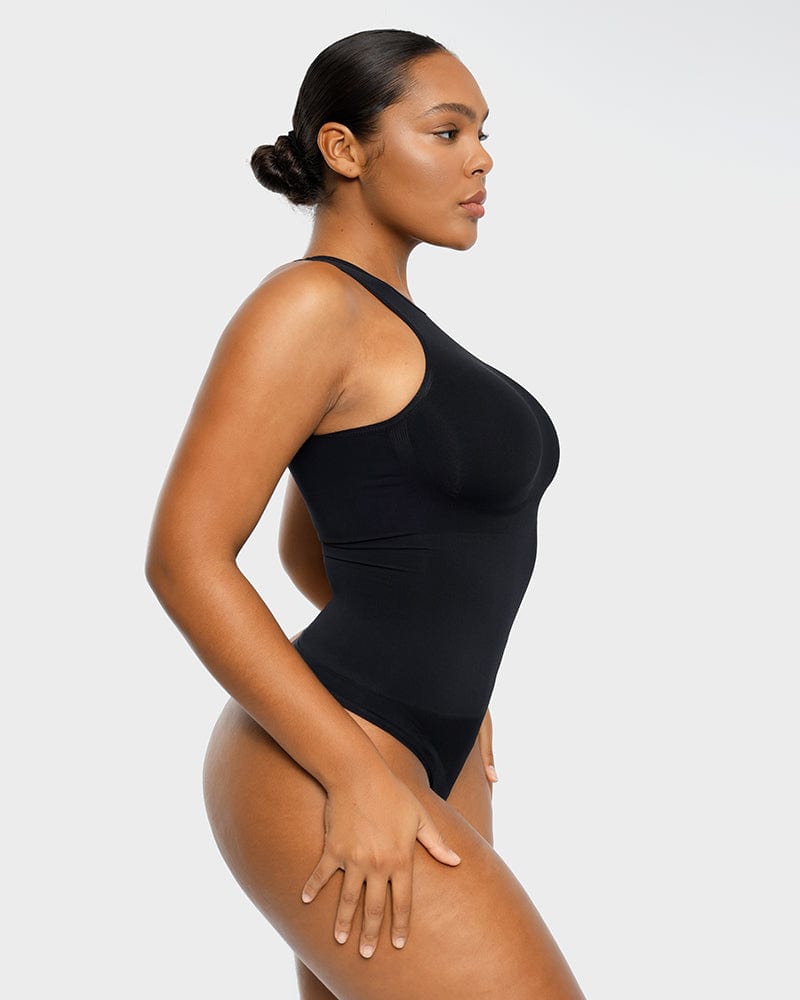 New Drop ☄ PowerConceal™ 2.0 V-Neck Thong Bodysuit Designed to