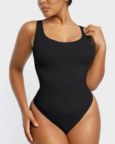 Scoop Tank Thong Bodysuit