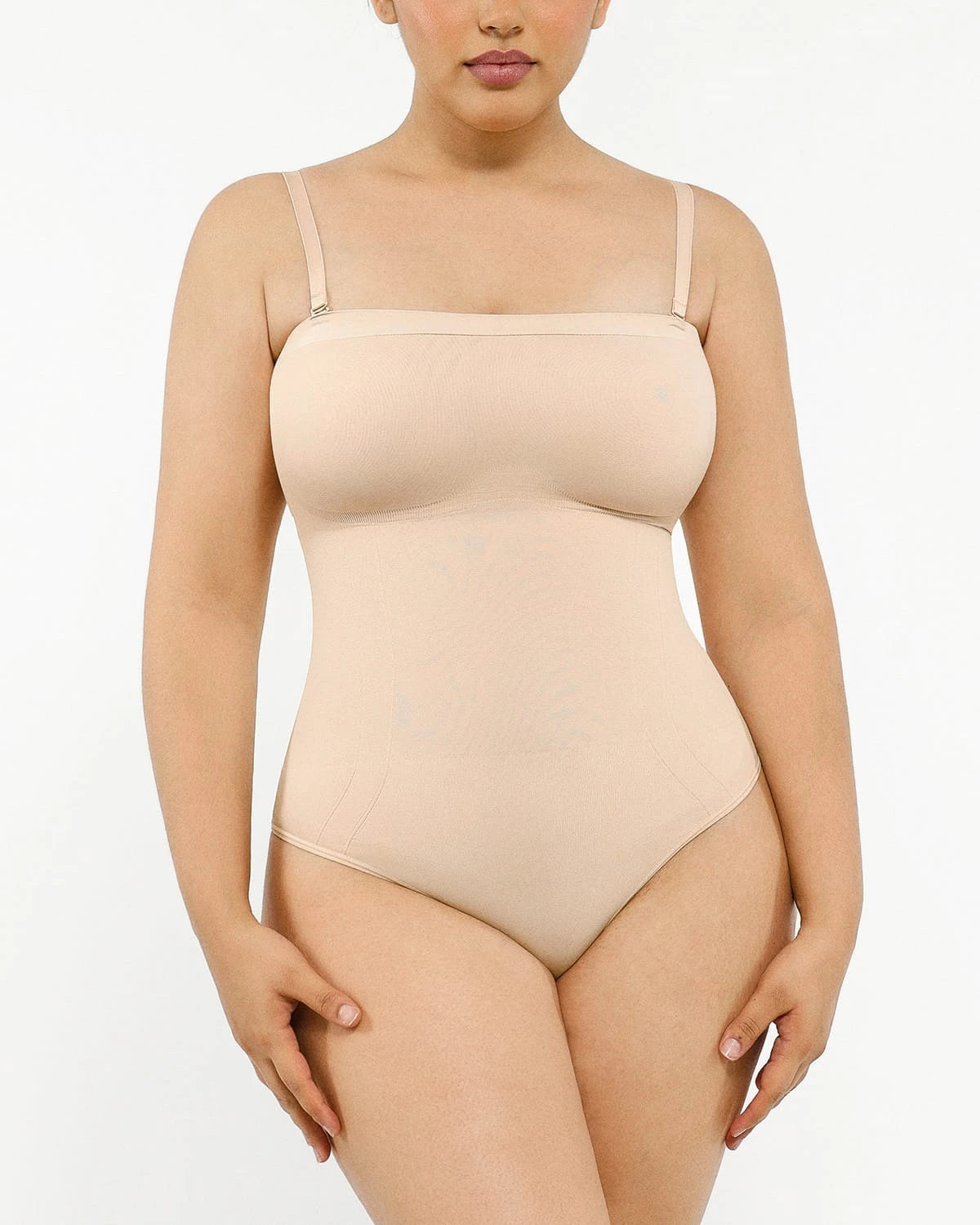 Seamless Sculpt Strapless Thong Bodysuit